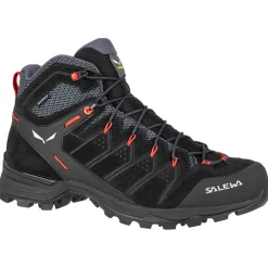 Chaussures Rando Homme<Salewa Chaussures de randonnée Alp Mate Mid WP Black Out Fluo Orange