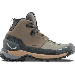 Chaussures Rando Femme<Salewa Chaussures de randonnée Puez Leather Mid Ptx W Bungee Cord Onyx