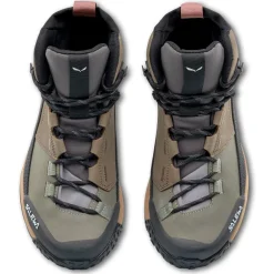 Chaussures Rando Femme<Salewa Chaussures de randonnée Puez Leather Mid Ptx W Bungee Cord Onyx