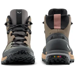 Chaussures Rando Femme<Salewa Chaussures de randonnée Puez Leather Mid Ptx W Bungee Cord Onyx