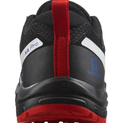 Hot Chaussures de randonnée Xa Pro V8 J Black Lapis Blue Fiery Red Enfant Chaussures Rando Enfant|Chaussures Rando Basses