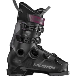 Discount Chaussures de Ski S/Pro Supra Boa 100 Gw Black Dark Gray Metal Burgundy Metal Homme Chaussures Homme