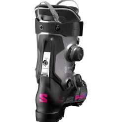 Chaussures Femme<Salomon Chaussures de Ski S/Pro Supra Dual Boa 115 W Black Hematite Metal Beetroot Purple