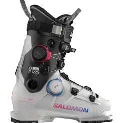 Chaussures Homme<Salomon Chaussures de Ski S/Pro Supra Dual Boa 130 Gray Aurora Black Race Blue