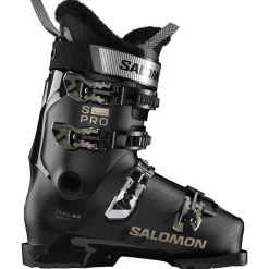 Hot Chaussures de Ski S/Pro Delta 80 W Gw Black Black Light Bronze Metal Femme Chaussures Femme