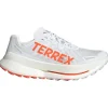 New Chaussures de trail Terrex Agravic Speed Ultra Cloud White / Impact Orange / Dash Grey Homme Chaussures Trail Homme