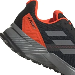 New Chaussures de trail Terrex Soulstride Core Black Grey Four Solar Red Homme Chaussures Trail Homme