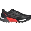 Discount Chaussures de trail Terrex Agravic Ultra Core Black Grey Five Solar Red Homme Chaussures Trail Homme