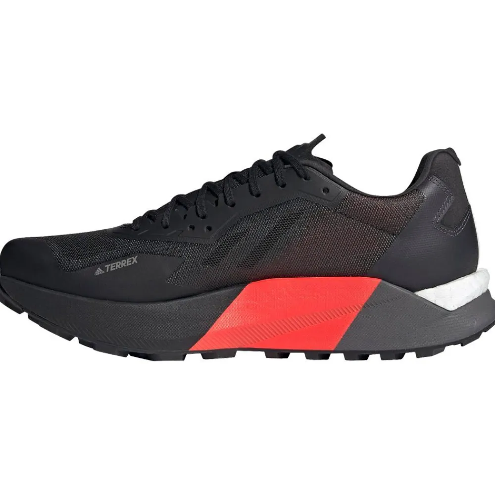 Discount Chaussures de trail Terrex Agravic Ultra Core Black Grey Five Solar Red Homme Chaussures Trail Homme
