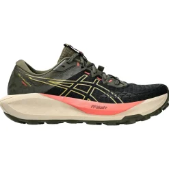 Chaussures de trail Gel-Trabuco 13 Gore-Tex Wmn Black Lemongrass Femme Chaussures Trail Femme