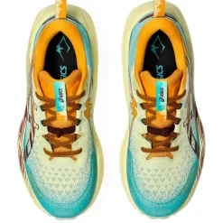Chaussures Trail Homme<Asics Chaussures de trail Trabuco Max 4 Wheat Yellow Dark Red Planet