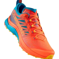 Chaussures Trail Homme<La Sportiva Chaussures de trail Jackal II Cherry Tomato Tropic Blue