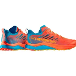Chaussures Trail Homme<La Sportiva Chaussures de trail Jackal II Cherry Tomato Tropic Blue
