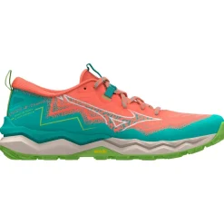Clearance Chaussures de trail Wave Daichi 9 W Freshsalmon White Sharpgreen Femme Chaussures Trail Femme