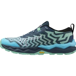 Online Chaussures de trail Wave Daichi 8 W Flax Black Blue Wingteal Femme Chaussures Trail Femme