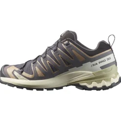 Clearance Chaussures de trail Xa Pro 3D V9 Gore-Tex W Nine Iron Oxford Tan Alfalfa Femme Chaussures Trail Femme|Chaussures Rando Femme