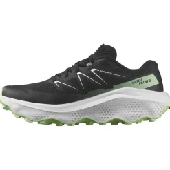 Discount Chaussures de trail Ultra Flow 2 Black White Patina Green Homme Chaussures Trail Homme