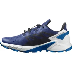 Chaussures Trail Homme<Salomon Chaussures de trail Supercross 4 Blue Print Black Lapis Blue