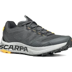 Hot Chaussures de trail Spin Planet Anthracite Saffron Homme Chaussures Trail Homme