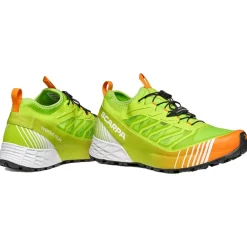 Online Chaussures de trail Ribelle Run Neon Green Orange Homme Chaussures Trail Homme