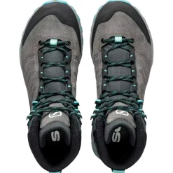 Chaussures de Trek et montagne Rush Trek Gore-Tex Wmn Mid Gray Aqua Femme Chaussures De Trek|Chaussures Rando Femme