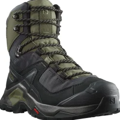 Chaussures De Trek|Chaussures Rando Homme<Salomon Chaussures de Trek et montagne Quest Element Gore-Tex Black Deep Lichen Green