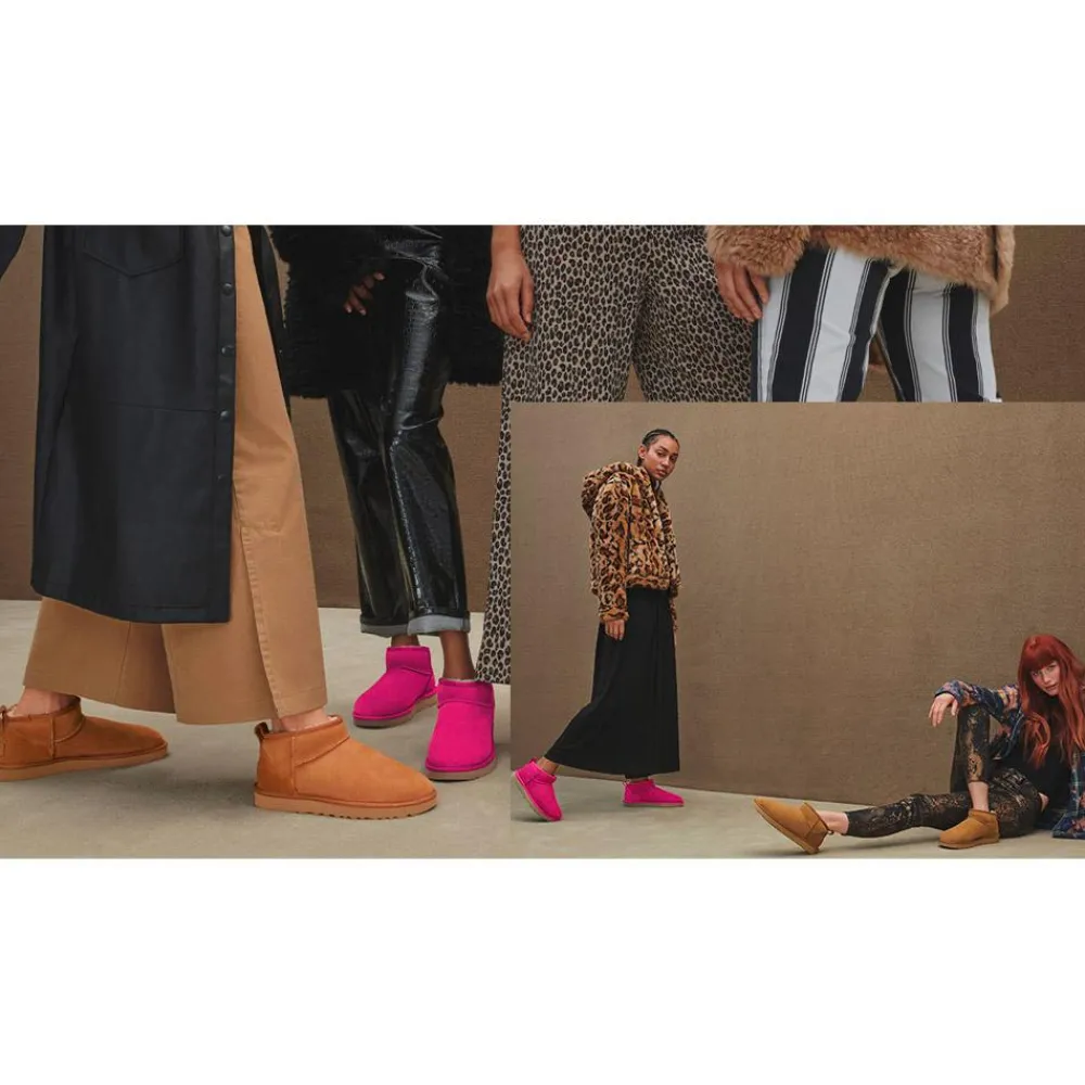 Chaussures Lifestyle<UGG Chaussures W Classic Ultra Mini Chestnut