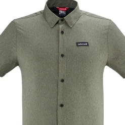 Best Chemise de rando Rive Shirt Short Sleeve M Kale Green Chemise Randonnée