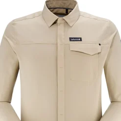 Online Chemise de rando Skim Plain Shirt Long Sleeve M Straw Chemise Randonnée