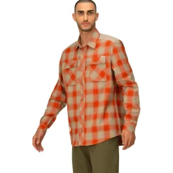 Clearance Chemise de rando Femund Flannel Pureed Pumpkin Chemise Randonnée|Polo - Chemise
