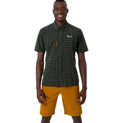 Chemise Randonnée<Salewa Chemise de rando Puez Dry M S/S Shirt Dark Olive