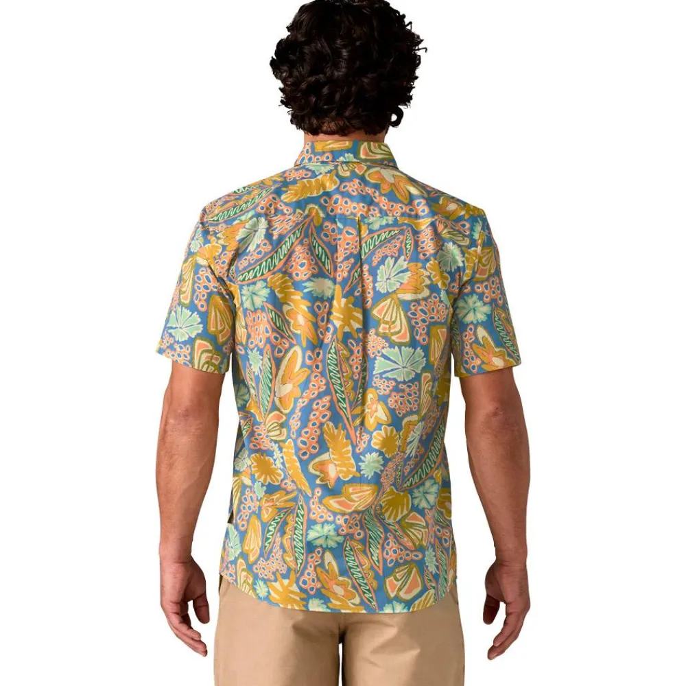 Discount Chemise Go To Shirt Flourish Abundant Blue Polo - Chemise