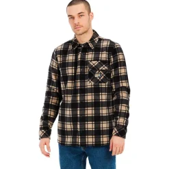 New Chemise Prtoutwell Outdoor Overshirt True Black Polo - Chemise
