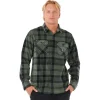 New Chemise Fun Times Polar Fleece Shirt Deep Cactus Polo - Chemise