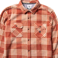 Chemise Eco-Zy Ls Polar Flannel Barn Red Polo - Chemise