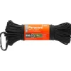 Discount Corde à linge Paracord With Carabiner Black Accessoires Bivouac