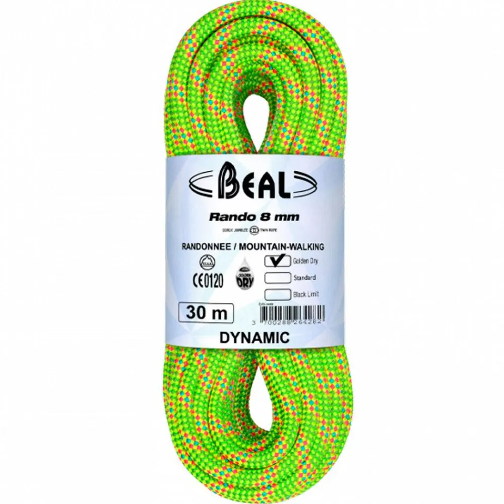 Corde<Beal Corde Rando 8mm Golden Dry Yellow