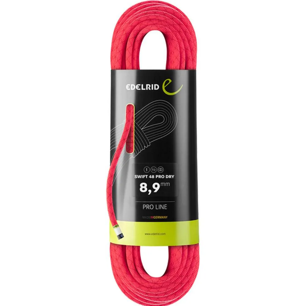 Corde<Edelrid Corde Swift 48 Pro Dry 8.9mm Pink