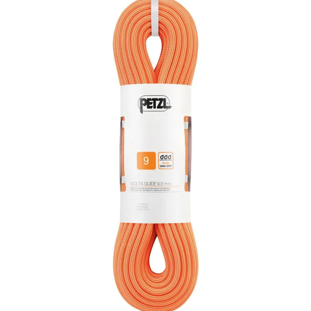 Corde<Petzl Corde Volta Guide 9mm Orange