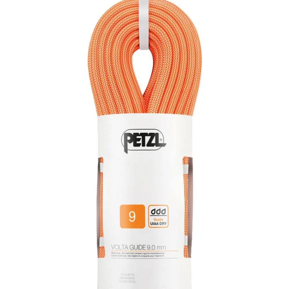 Corde<Petzl Corde Volta Guide 9mm Orange