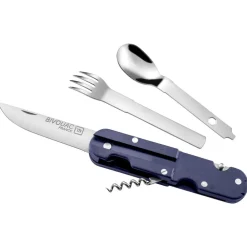 Vaisselle Camping<TB Outdoor Couteaux Bivouac Set Bleu