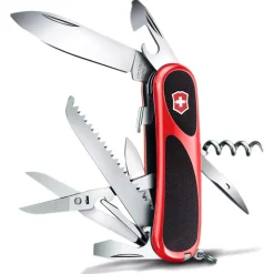Online Couteaux Evolution S17 Grip Red Vaisselle Camping