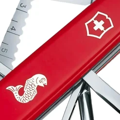 Sale Couteaux Fisherman Red Vaisselle Camping