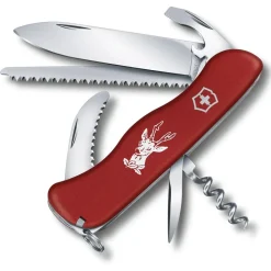 Hot Couteaux Hunter Mat Red Vaisselle Camping
