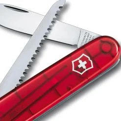 Vaisselle Camping<Victorinox Couteaux My First + Scie Red Translucide
