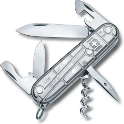 Sale Couteaux Spartan Silvertech Grey Argent Translucide Vaisselle Camping