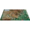 Carte 3D<3DMAP Cévennes et Grands Causses + Cadre