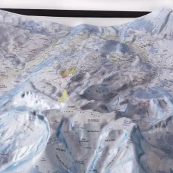 Carte 3D<Deniveles Domaine du Devoluy + Cadre