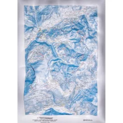 Sale Domaine Espace Diamant Les Saisies + Cadre Carte 3D