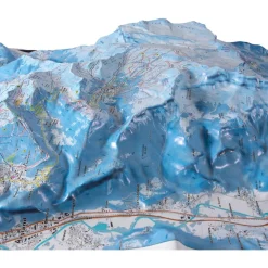 Domaine Le Grand Massif + Cadre Carte 3D
